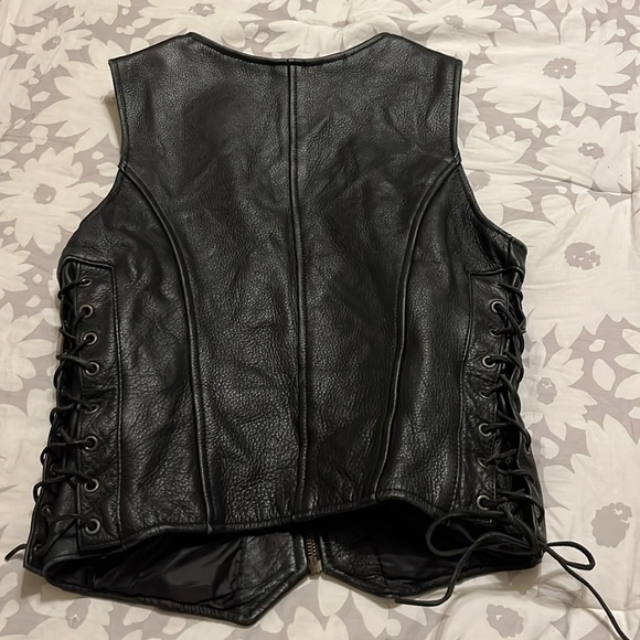 UNIK Leather Vest size S - Picture 2 of 9